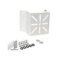 JUTBONG Metal Outdoor Wall Bracket White Wall-mounted Camera Support Installation Kit Pole Mount Hol