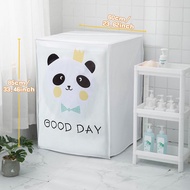 Malaysia Stock Washing Machine Cover Cute Cartoon Sunscreen Waterproof Dustproof Washer Dryer Cover for 9-10kg Front-Loa