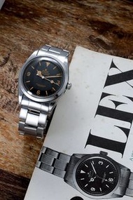 高價回收經典款 舊款【勞力士Rolex 】 勞力士16610LN 舊款黑水鬼 18k金錶 金錶 古董錶