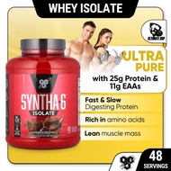 BSN, Syntha 6, Whey Protein Isolate with Amino Acid, Protein Powder, Post Workout, Muscle Recovery, 