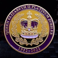 Boxi Year Queen Queen Elizabeth II Commemoration Medal Gold Silver Copper Coin Commemorative Coin Me