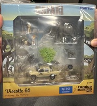 （全新現貨) TOMYTEC Diocolle 64 越野車動物模型套裝