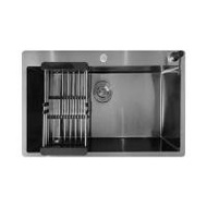 ซิงค์ฝัง 1 หลุม TECNOPLUS TNP 805022 BLACK สีดำ (1254061)