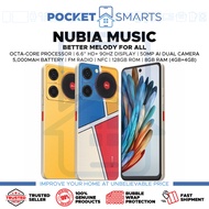 [MY Set] Nubia Music (128GB ROM | 8GB RAM | NFC | FM RADIO | FACE UNLOCK | AI CAMERA) 1 Year ZTE Mal