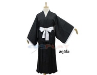 Bleach Kuchiki Rukia ชุดคอสเพลย์ Kurosaki Ichigo Die Pa Soul Society Shinigami Kimono ชุดเต็มพันปีสง