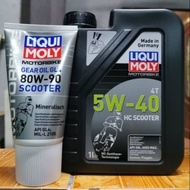 Fully Synthetic Liqui Moly Scooter Engine Oil &amp; Gear Oil for NVX, Nmax, Xmax, Honda ADV, Vario, Nouvo, Ego, Sym &amp; etc
