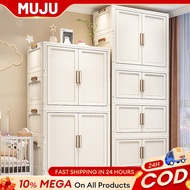 70CM Durabox Clothes Storage Cabinet Locker Wardrobe With Door Plastic Drawer Cabinet With Hanger