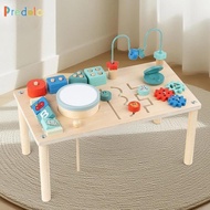 predolo Wooden Activity Table, Sensory Toys, Birthday Gifts, Early Educational Toys for Kids, Baby P