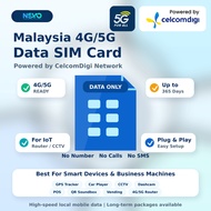 【Nevo.my】CelcomDigi 5G High Speed Data SIM Card | IOT SIM Card - TNG Soundbox SIM Card, Pocket WiFi,