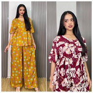 setelan jeslin piyama setelan rayon setcel busui setcel jumbo