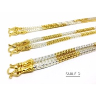 Necklace 2 Kings Snake Bone Pattern