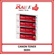 [Original] Canon 069H Black Cyan Magenta Yellow Toner Cartridge / Value Bundle