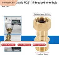 <LOMC>1Pc Copper Swivel Fitting Pressure Washers - M22 15mm swivel joint accessories