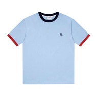 MLB☀️แท้ 💯% เสื้อยืดแขนสั้นลําลอง ทรงหลวม แฟชั่นสําหรับผู้ชาย และผู้หญิง