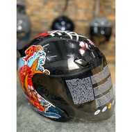 Zeus Helmet ZS-609 Koi Edition Black/White