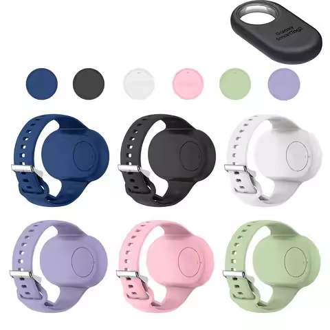 Case for Galaxy SmartTag 2 Soft Silicone Strap Bracelet Protective Cover Shell for Galaxy SmartTag2 