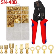 SN-48B CRIMPING Pliers 2.8/4.8/6.3 300PCS Spring Terminal TOOL