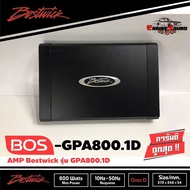 Car Power Amplifier BOSTWICK Model BOS-GPA800.1D CLASS D Black Audio Baht