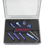 ไร้ที่ติ Ti Gr5ไทเทเนียมอัลลอย Brembo Rcs แม่ปั๊มเบรก Cluth คันโยกชุดน็อตรัด M6 M10สำหรับรถจักรยานยน