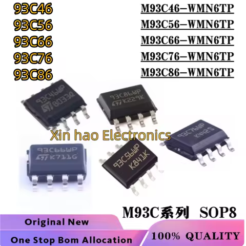 10PCS/LOT 93C46 93C56 93C66 93C76 93C86 SOP-8 Car storage chip M93C46-WMN6TP 93C46WP 93C56WP 93C66WP