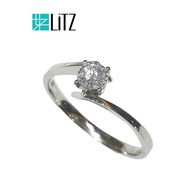 LITZ 18K White Gold Diamond Ring DR152