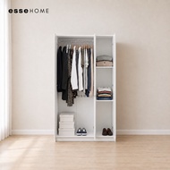 EsseHome 170CM 3 Door Wardrobe Storage Cabinet Almari Baju 3 Pintu Budget Furniture