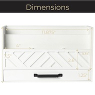 Desk Storage Cross-Border Wooden Mail Organizer Drawer Sorting Countertop Mail Organizer Organizer K