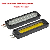 2Pcs 6Ohm 10W 20W Ribbon Tweeter Super Mini Aluminum Treble 40KHz 86dB Tweeter DIY 83mm*23mm