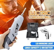 Cordless Electric Screwdriver Drill Portable Tool Mesin Mini Pemutar Skru Kayu Gerudi Tangan Tanpa Wayar Elektrik Bosch