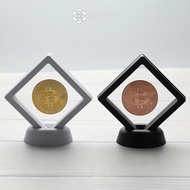 New Metal Bitcoin Bitcoin Coin with Stand