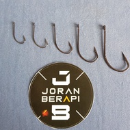 (READY STOCK) Carbon Steel J-Hook Fishing Hooks Mata Kail Memancing J High Quality Strong &amp; Sharp #15 #17 #20 #24 #28