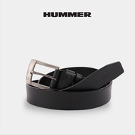 Hummer Men Leather Tongue Buckle Belt