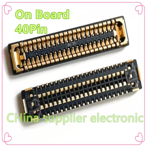 40Pin LCD For Huawei Mate 30 Mate 40 Pro Mate40 RS P40 P40Pro Inline connector buckle on motherboard
