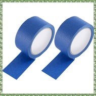 (HPKF) 2Pcs Blue Painters Tape 2 Inches WideRemovable Masking Tape for House Decoration 3D Printer C
