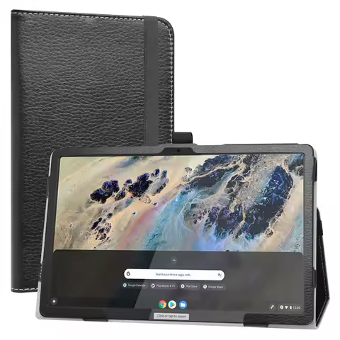 Tablet Case For 11" Lenovo Ideapad Duet 3 Chromebook 2 in 1 Folding Stand PU Leather Cover with Elas