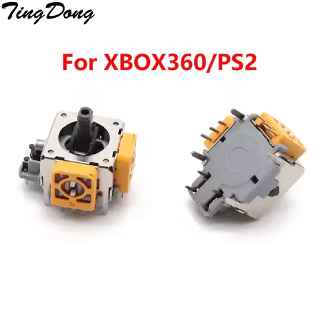 TingDong 2PCS Original new 3D Analog Joystick stick For Xbox 360 XBOX360 For PS2 ps2 Controller