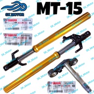 Yamaha MT-15 MT15 Original Front Fork Assy Damper Absorber Right Left Kiri Kanan Under Bracket T Com