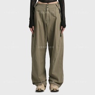 HYEIN SEO 2023 Unisex Mid-Waist Wide-Leg Pants & Overalls - Ready Stock Available