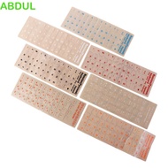 ABDUL Keyboard Letter Sticker Transparent Laptop Accessories Russian Film English Hebrew Korean Lang