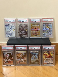 平放 psa 10 pokemon 卡 黑白龍 噴火龍 閃電鳥 斗子 火伊貝 刺龍王
