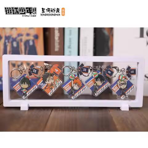 Haikyuu!! Shoyo Hinata Kageyama Kozume Kenma Nishinoya China Official Authorization Acrylic Key Chai