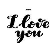 STICKER I LOVE YOU 4X6 FOR 10 INCH BALLOON