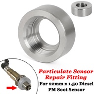 Diesel PM Particulate/ Soot Sensor Repair Fitting 22mm x 1.5 Weld Bung Mount 304 Stainless Steel