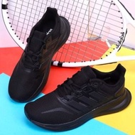 現貨 iShoes正品 Adidas Runfalcon K 大童鞋 女鞋 全黑 網布 透氣 慢跑 運動鞋 F36549