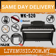 NUX WK-520 88 Key Digital Piano Weighted Keys Rythm Smart Apps Bluetooth Pianos ( WK520/WK 520 )