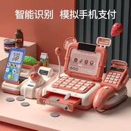 Supermarket Cash Register Simulation Multifunctional Sales Checkout Counter Children's Pretend Play 