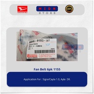 Fan/Van/V Belt/Belt 6Pk 1155 Agya 1.0 Original (Daihatsu)