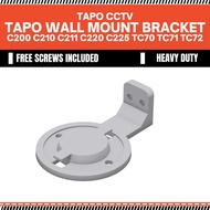 Tapo CCTV Wall Bracket C200 C210 C220 TC70 TC72 Heavy Duty + Free Screws