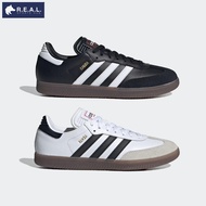 รองเท้าลำลอง/ รองเท้าผ้าใบ Adidas รุ่น SAMBA [ IH6000 IH6001 ] IH6001-สีขาว UK7/EU40.5/255