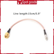 WIN Straight TS9 Female Jack To SMA Male Plug RG316 Coaxial Pigtail Cable Assembly E